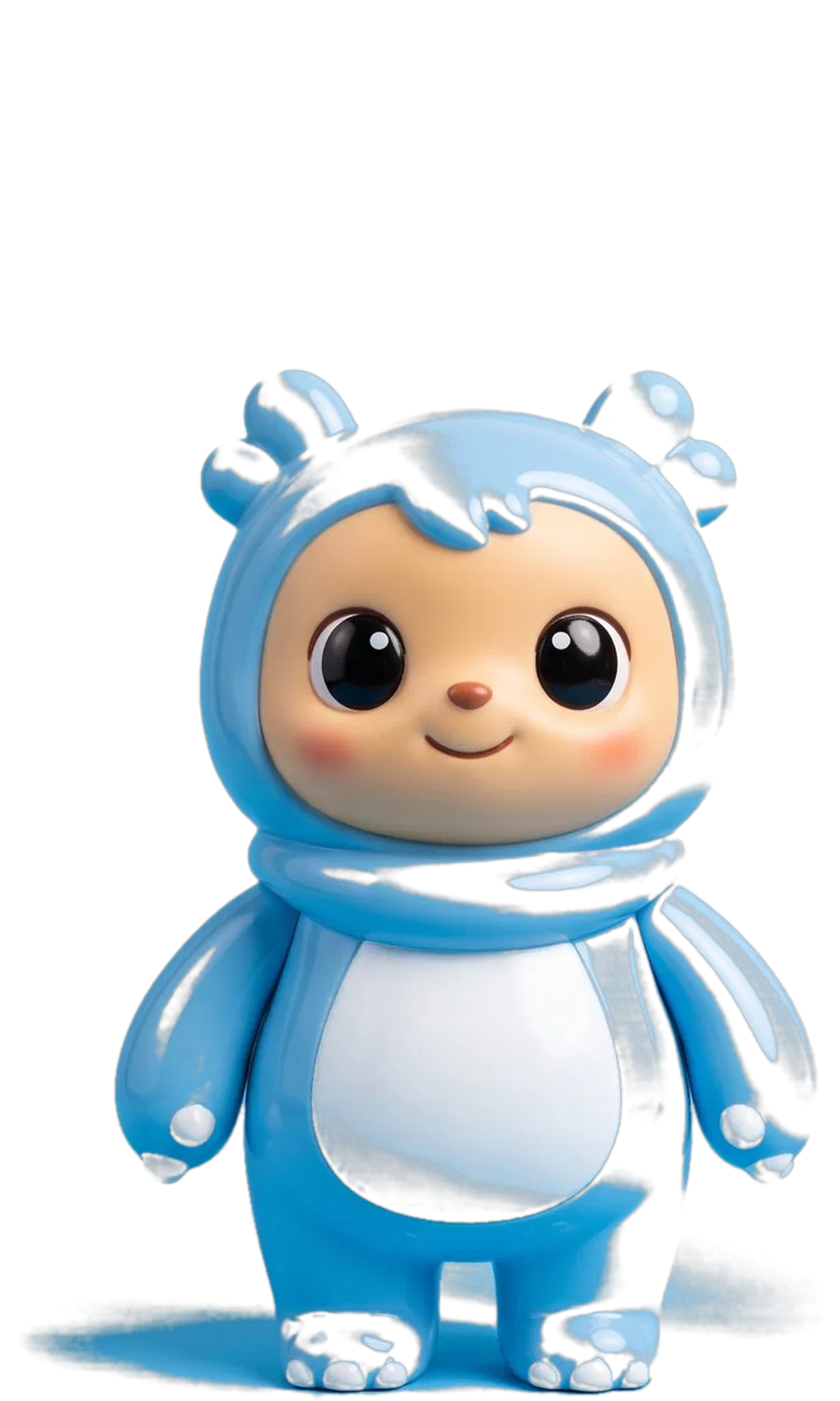 Pip, blue colourway vinyl figure