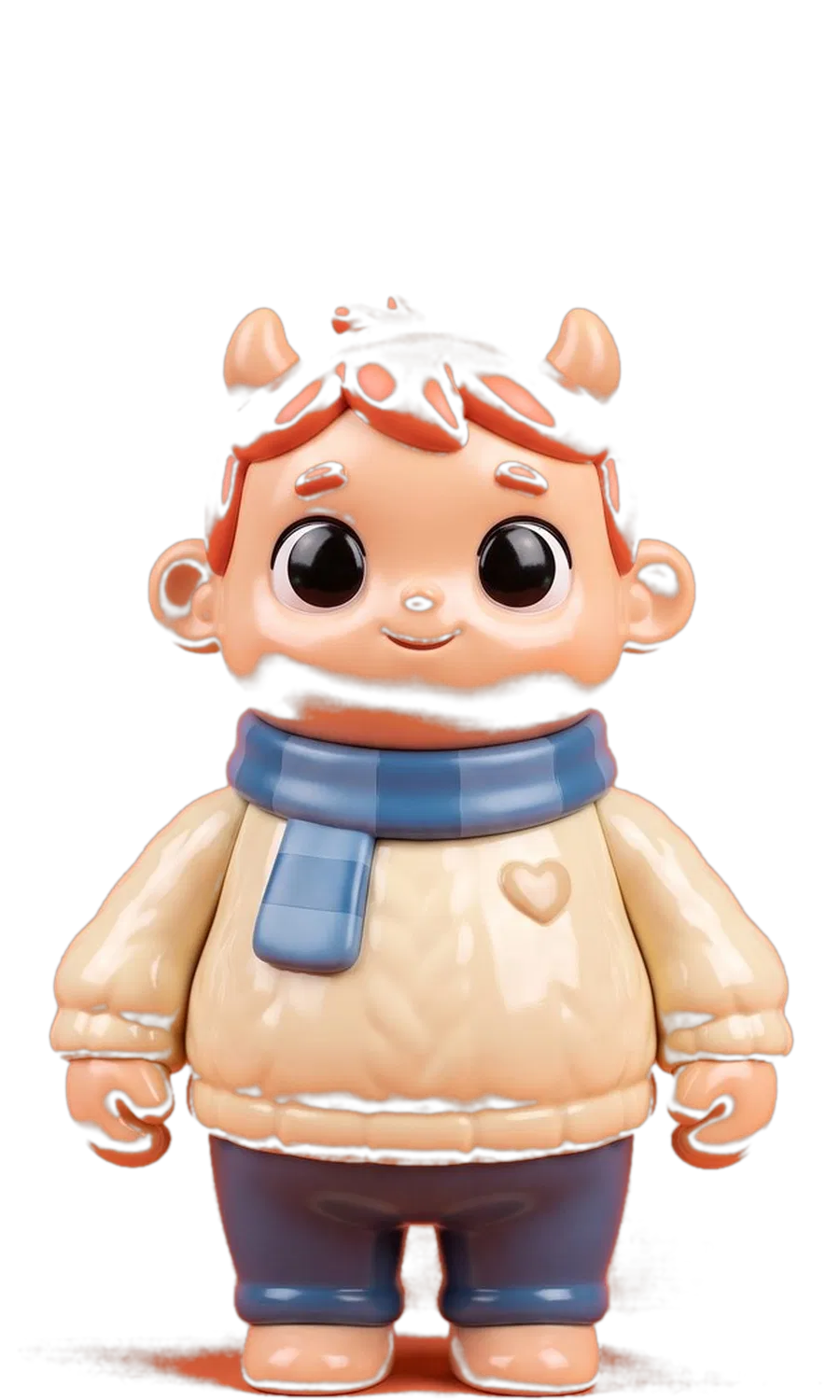 Bram, orange colourway vinyl figure