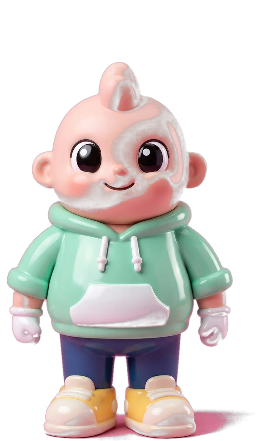 Fizz, pink colourway vinyl figure