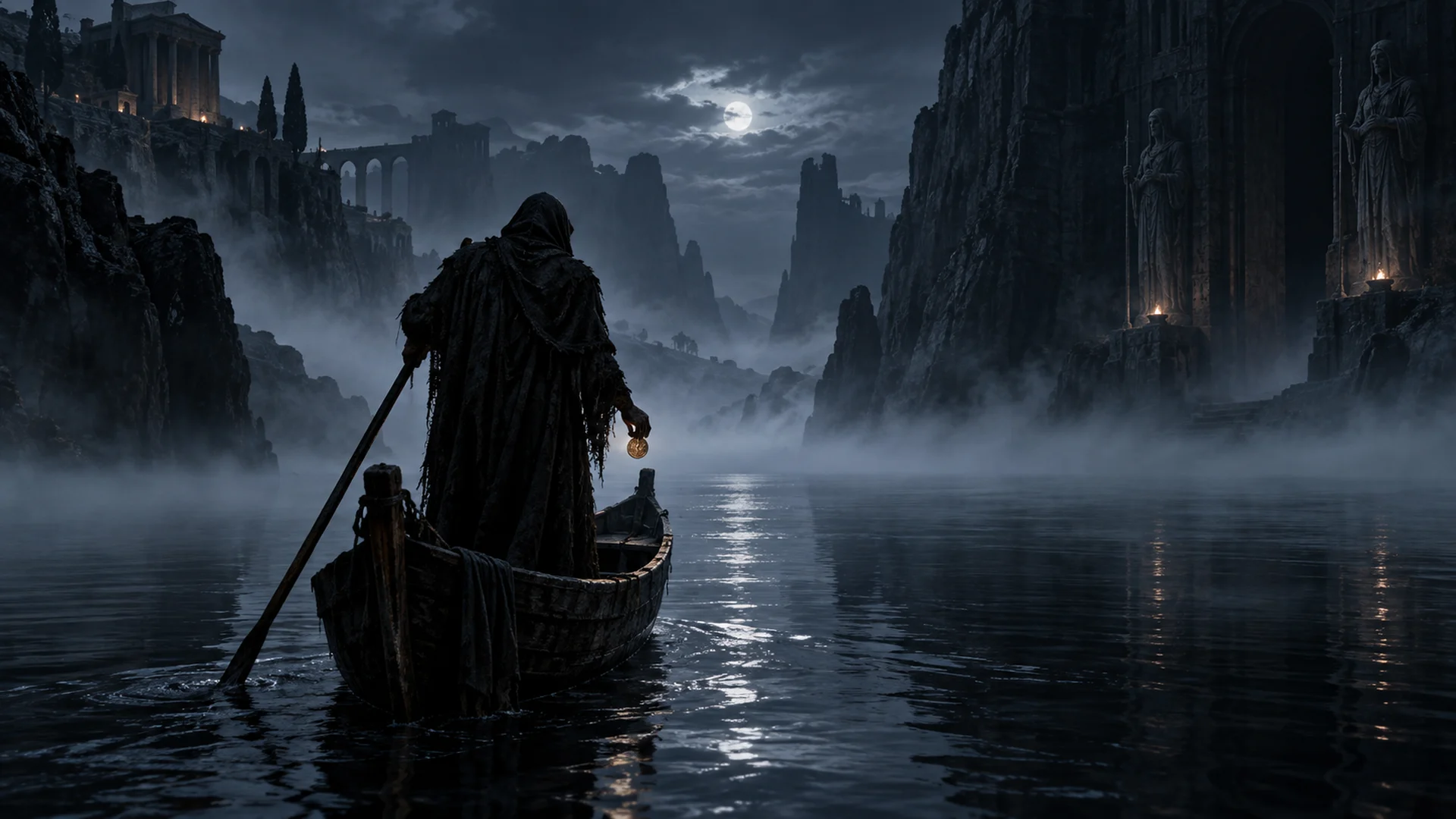 The crossing at dawn