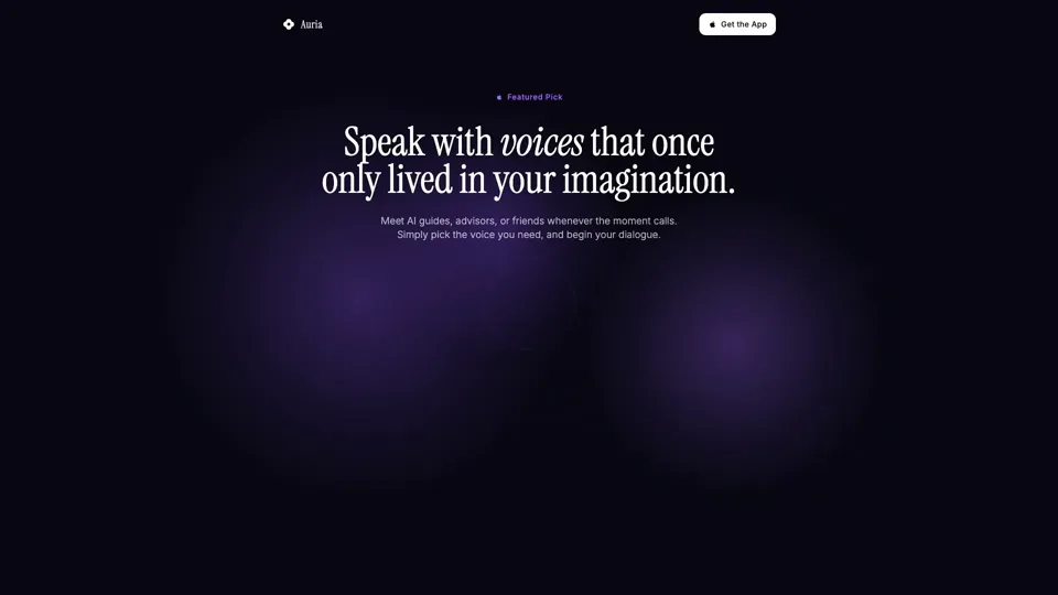 Auria website by Scrollhaus