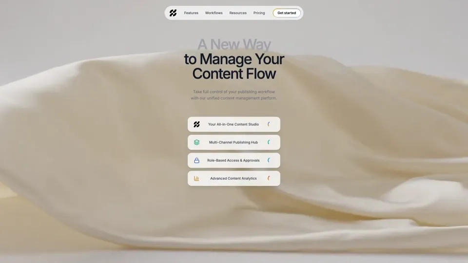 ContentFlow website by Scrollhaus