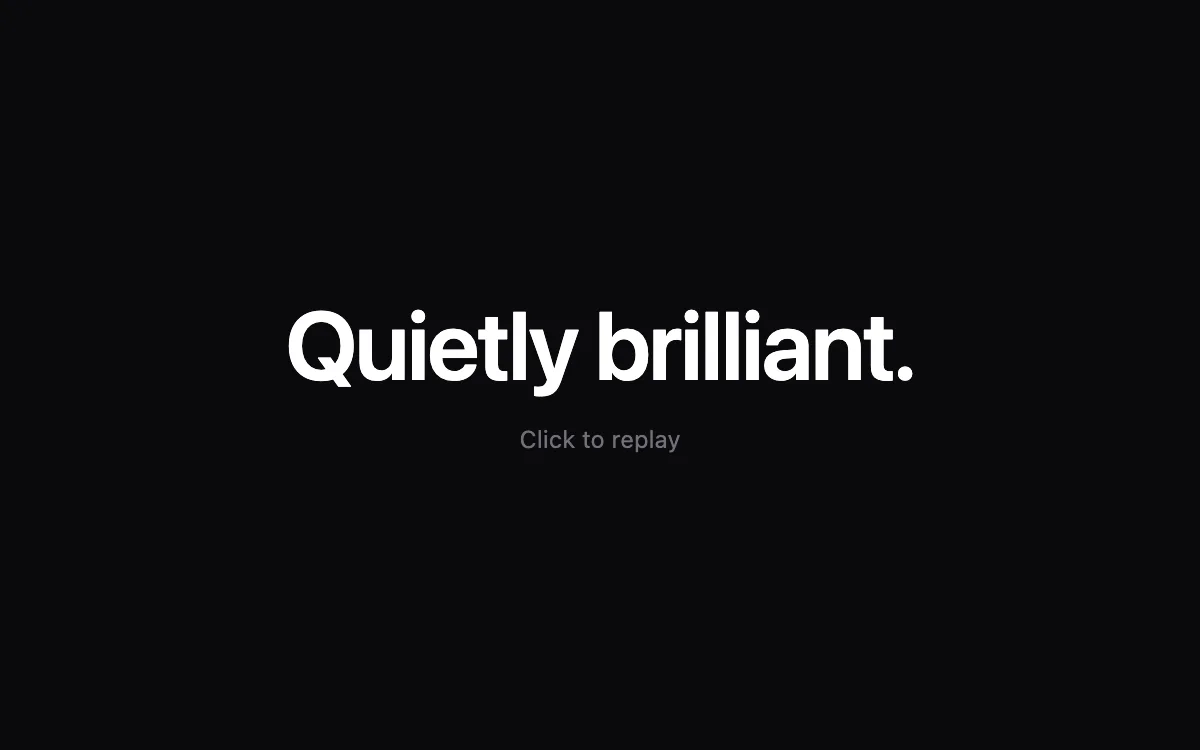 Blur-In Text component preview