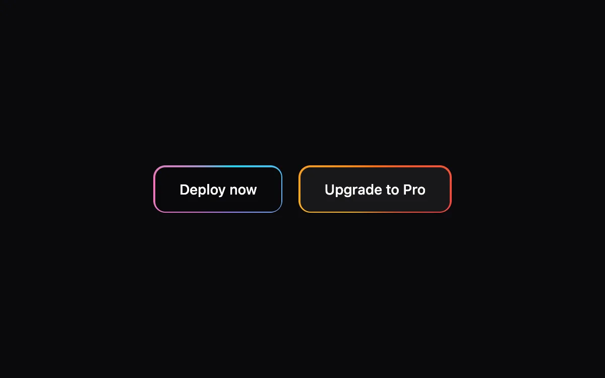 Gradient Border Button component preview