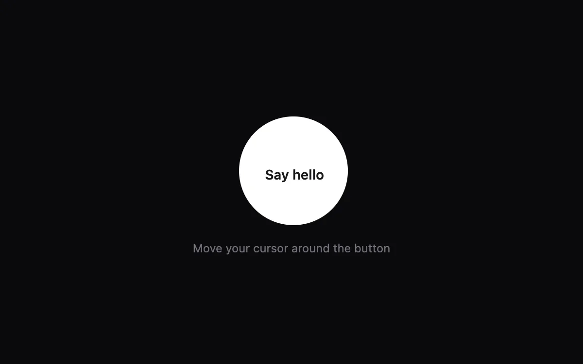 Magnetic Button component preview
