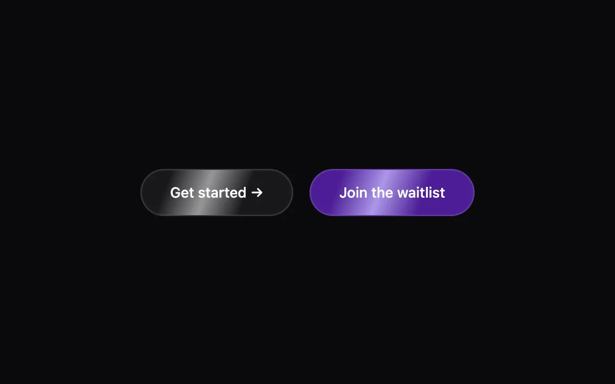 Shimmer Button component preview